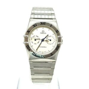Omega Constellation 30mm Day Date Women’s Silver Wrist Watch